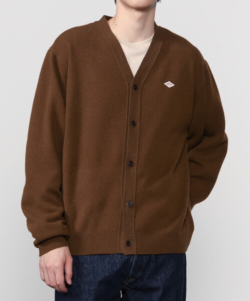 DANTON | ラムウール Vネックニットカーディガン MEN（カーディガン