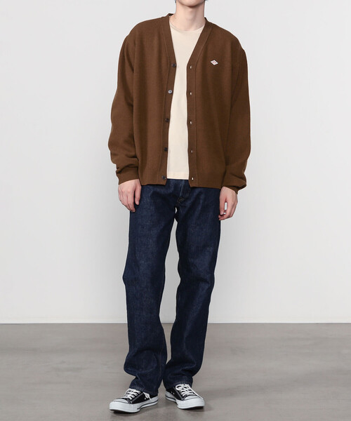 DANTON | ラムウール Vネックニットカーディガン MEN（カーディガン