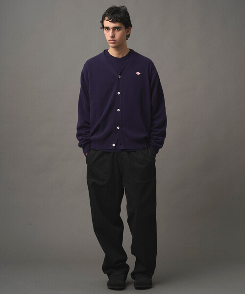 DANTON | ラムウール Vネックニットカーディガン MEN（カーディガン