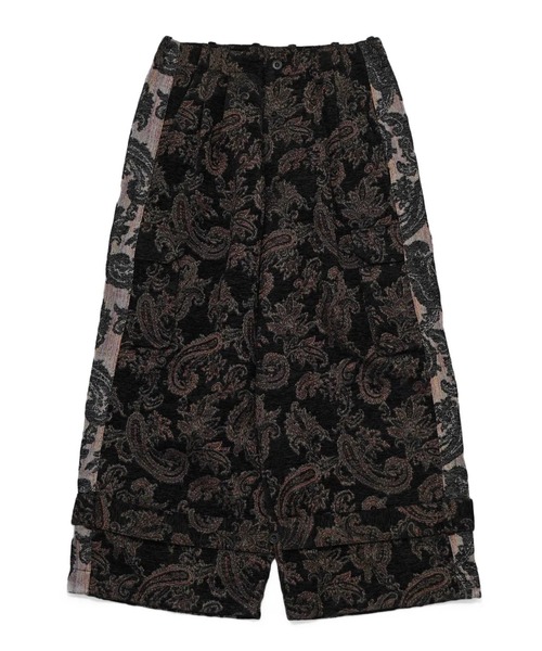 my beautiful landlet(マイビューティフルランドレット)の「【my beautiful landlet】 JACQUARD WIDE CARGO PANTS(カーゴパンツ・メンズ・ベージュ/ネイビー/ブラック・1/0)」の2枚目の写真