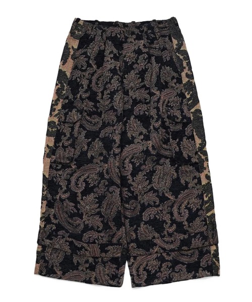 my beautiful landlet(マイビューティフルランドレット)の「【my beautiful landlet】 JACQUARD WIDE CARGO PANTS(カーゴパンツ・メンズ・ベージュ/ネイビー/ブラック・1/0)」の12枚目の写真