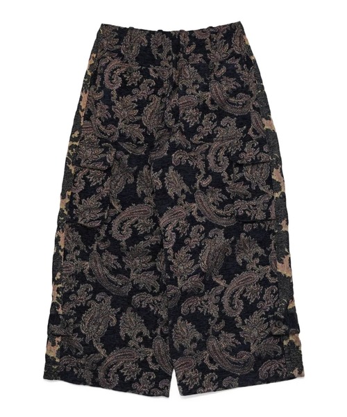 my beautiful landlet(マイビューティフルランドレット)の「【my beautiful landlet】 JACQUARD WIDE CARGO PANTS(カーゴパンツ・メンズ・ベージュ/ネイビー/ブラック・1/0)」の13枚目の写真