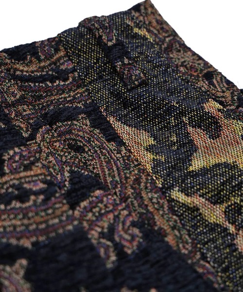 my beautiful landlet(マイビューティフルランドレット)の「【my beautiful landlet】 JACQUARD WIDE CARGO PANTS(カーゴパンツ・メンズ・ベージュ/ネイビー/ブラック・1/0)」の14枚目の写真