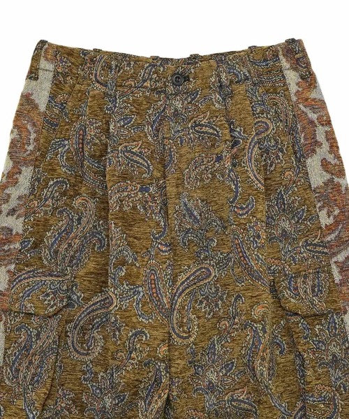 my beautiful landlet(マイビューティフルランドレット)の「【my beautiful landlet】 JACQUARD WIDE CARGO PANTS(カーゴパンツ・メンズ・ベージュ/ネイビー/ブラック・1/0)」の18枚目の写真