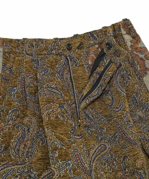 my beautiful landlet(マイビューティフルランドレット)の「【my beautiful landlet】 JACQUARD WIDE CARGO PANTS(カーゴパンツ・メンズ・ベージュ/ネイビー/ブラック・1/0)」の19枚目の写真