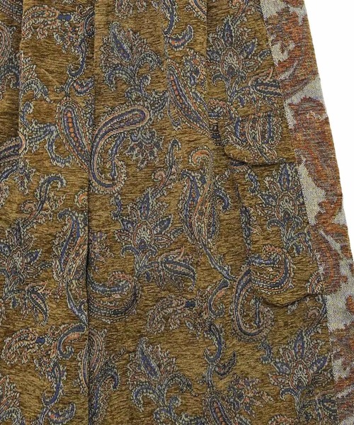 my beautiful landlet(マイビューティフルランドレット)の「【my beautiful landlet】 JACQUARD WIDE CARGO PANTS(カーゴパンツ・メンズ・ベージュ/ネイビー/ブラック・1/0)」の21枚目の写真