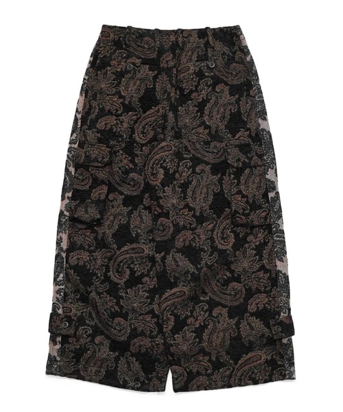 my beautiful landlet(マイビューティフルランドレット)の「【my beautiful landlet】 JACQUARD WIDE CARGO PANTS(カーゴパンツ・メンズ・ベージュ/ネイビー/ブラック・1/0)」の10枚目の写真