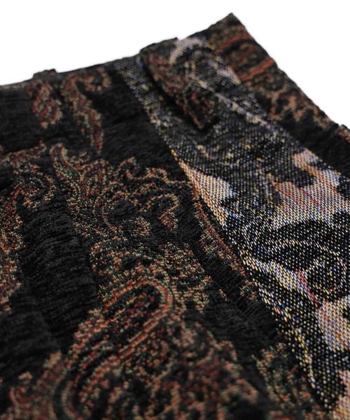 my beautiful landlet(マイビューティフルランドレット)の「【my beautiful landlet】 JACQUARD WIDE CARGO PANTS(カーゴパンツ・メンズ・ベージュ/ネイビー/ブラック・1/0)」の11枚目の写真