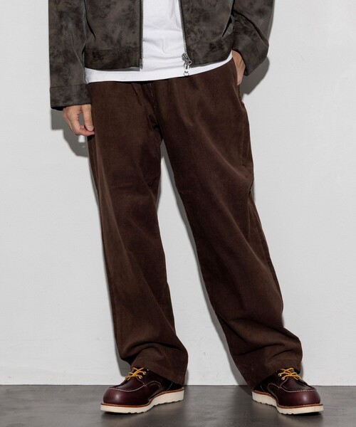 RED KAP（レッドキャップ）の「RED KAP/レッドキャップ 別注 SMU WIDE CORDUROY CHEF PANTS/コーデュロイ/リラックスフィット（その他パンツ・メンズ・ブラウン/ブラック/チャコールグレー/オリーブ/アイボリー・SMALL/MEDIUM/LARGE）」の4枚目の写真