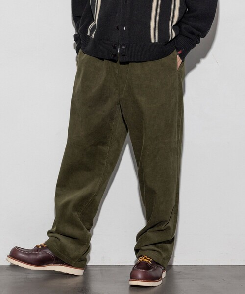 RED KAP（レッドキャップ）の「RED KAP/レッドキャップ 別注 SMU WIDE CORDUROY CHEF PANTS/コーデュロイ/リラックスフィット（その他パンツ・メンズ・ブラウン/ブラック/チャコールグレー/オリーブ/アイボリー・SMALL/MEDIUM/LARGE）」の5枚目の写真