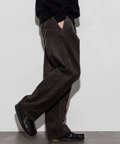 RED KAP（レッドキャップ）の「RED KAP/レッドキャップ 別注 SMU WIDE CORDUROY CHEF PANTS/コーデュロイ/リラックスフィット（その他パンツ・メンズ・ブラウン/ブラック/チャコールグレー/オリーブ/アイボリー・SMALL/MEDIUM/LARGE）」の10枚目の写真
