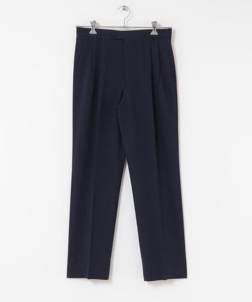 URBAN RESEARCH DOORS（アーバンリサーチドアーズ）の「LIFE STYLE TAILOR　ピンヘッドツイルストレッチ2タックパンツ（スーツパンツ・メンズ・ネイビー/チャコールグレー・SMALL/MEDIUM/LARGE/X-LARGE）」の18枚目の写真