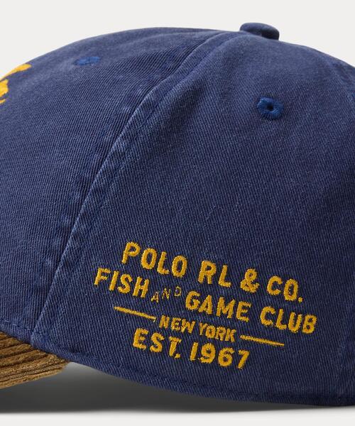 クレスト コーデュロイビル ツイル ボール キャップ（キャップ）｜POLO