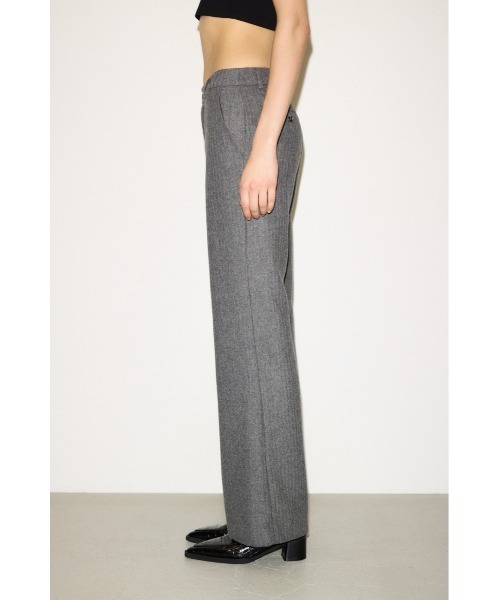 THROW by SLY(スローバイスライ)の「THROW SHADOW STRIPE L/W PT シャドーストライプ ローウエスト パンツ 秋服 冬服(スラックス・レディース・杢グレー/ブラック系その他2・0/1)」の10枚目の写真