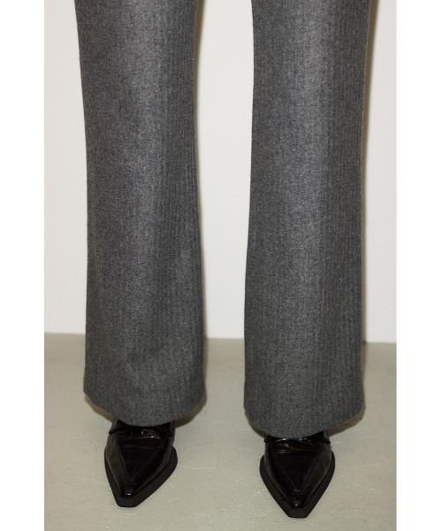 THROW by SLY(スローバイスライ)の「THROW SHADOW STRIPE L/W PT シャドーストライプ ローウエスト パンツ 秋服 冬服(スラックス・レディース・杢グレー/ブラック系その他2・0/1)」の15枚目の写真