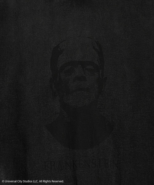 ADAM PATEK(アダムパテック)の「ADAMPATEK/Frankenstein portrait crewneck/フランケンシュタイン肖像画プリントコラボスウェット(スウェット・メンズ・ブラック/杢グレー・1/2)」の5枚目の写真