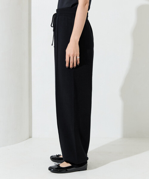 FREAK'S STORE(フリークスストア)の「限定展開 モッチリ ニット イージーパンツ(その他パンツ・レディース・ブラック/杢グレー/ブラウン/ベージュ・SMALL/MEDIUM)」の9枚目の写真