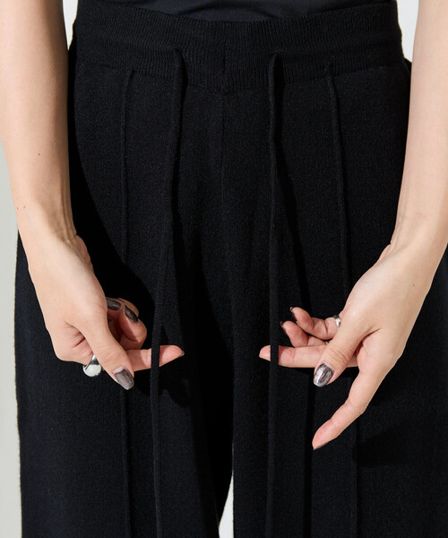 FREAK'S STORE(フリークスストア)の「限定展開 モッチリ ニット イージーパンツ(その他パンツ・レディース・ブラック/杢グレー/ブラウン/ベージュ・SMALL/MEDIUM)」の15枚目の写真