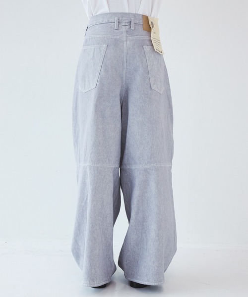 SHINYAKOZUKA（シンヤコヅカ）の「【SHINYAKOZUKA/シンヤコズカ】CITY BAGGY ISSUE7（デニムパンツ・メンズ・ホワイト・S/M/L）」の7枚目の写真