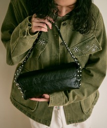 Studs frame square bag / スタッズフレームスクエアバック