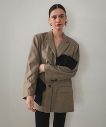 DONOBAN（ドノバン）の「【ANDRESD】for ribbon lover jacket 結婚式 ワンピース パーティードレス オケージョンドレス お呼ばれ 二次会 成人式 同窓会（テーラードジャケット）」