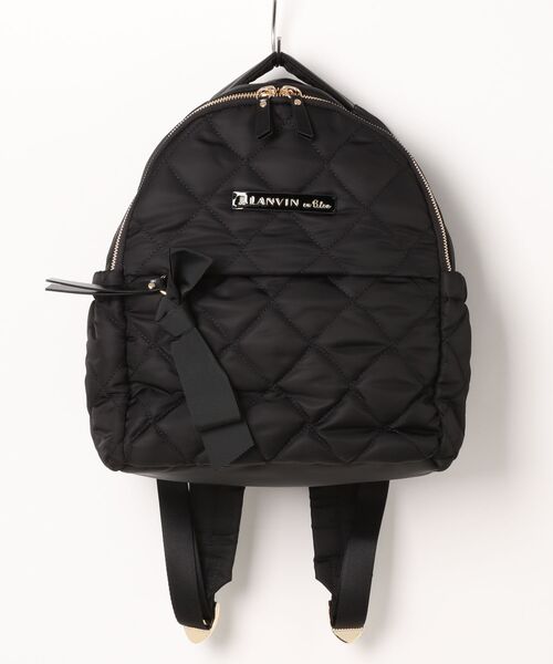 LANVIN ブラック リュック LANVIN en Bleu LANVIN en Bleu トロカデロ リュックサック