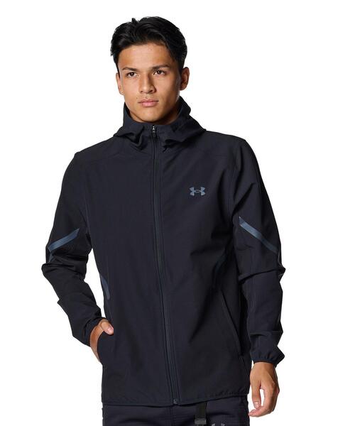 アンプラグド UAブラッシュドウーブン リフレクト ジャケット（トレーニング/メンズ