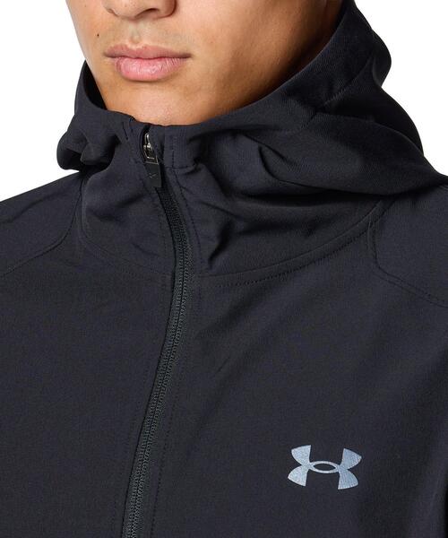 UNDER ARMOUR(アンダーアーマー)の「UAブラッシュドウーブン リフレクト ジャケット(トレーニング/メンズ)(その他アウター・メンズ・ブラック・M/3XL/S/L/2XL/XL)」の5枚目の写真