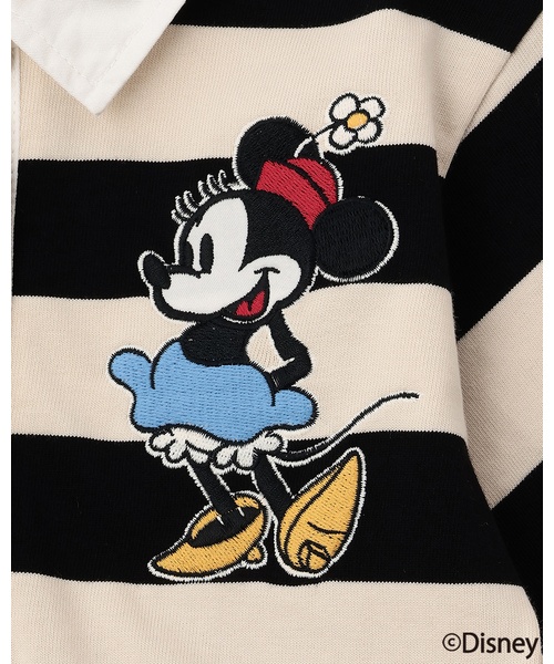 petit main（プティマイン）の「【Disney】【リンク】ラガー長袖ワンピース（ワンピース・キッズ・ラベンダー/ブラック・120cm/110cm/100cm/90cm/80ｃｍ/130cm）」の9枚目の写真