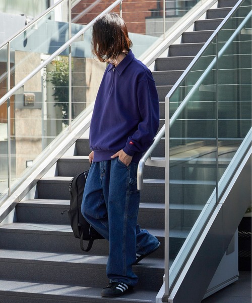 Healthknit/ヘルスニット Classic Sweat Collared Half Zip