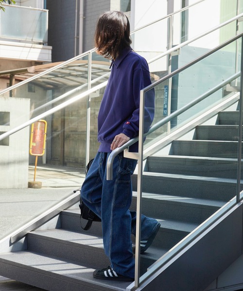 セール】Healthknit/ヘルスニット Classic Sweat Collared Half Zip