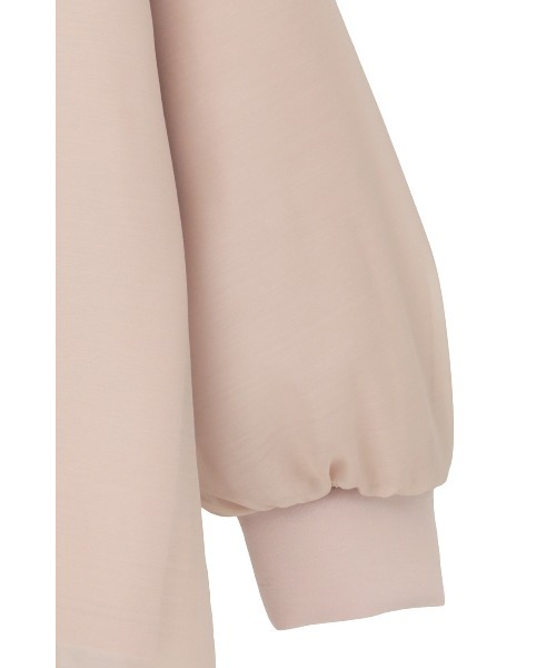 MANOF(マノフ)の「SHEER LAYERED CUT TOPS(スウェット・レディース・ブラック/ホワイト/ピンク・F)」の14枚目の写真