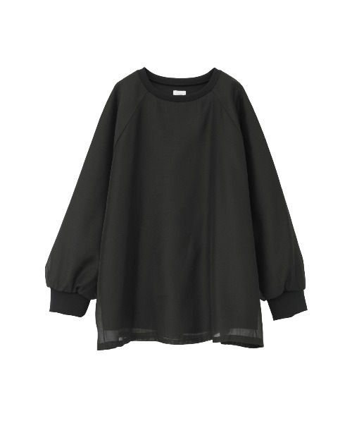 MANOF(マノフ)の「SHEER LAYERED CUT TOPS(スウェット・レディース・ブラック/ホワイト/ピンク・F)」の20枚目の写真