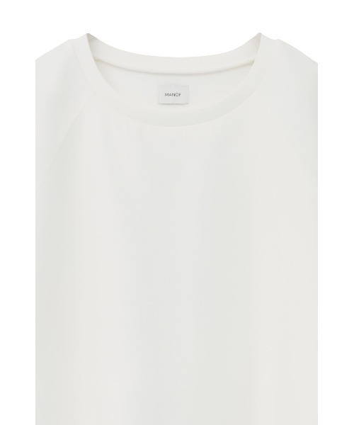 MANOF(マノフ)の「SHEER LAYERED CUT TOPS(スウェット・レディース・ブラック/ホワイト/ピンク・F)」の12枚目の写真