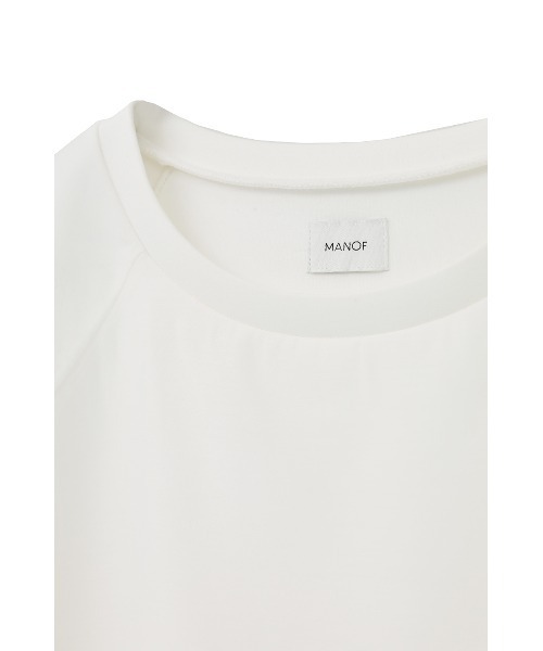 MANOF(マノフ)の「SHEER LAYERED CUT TOPS(スウェット・レディース・ブラック/ホワイト/ピンク・F)」の16枚目の写真