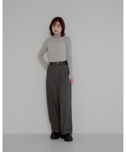 JUMELLE（ジュメロ）の「テンセルウールタートル（ニット/セーター・レディース・グレー・MEDIUM）」の9枚目の写真