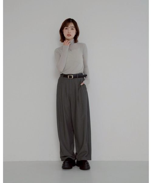 JUMELLE（ジュメロ）の「テンセルウールタートル（ニット/セーター・レディース・グレー・MEDIUM）」の11枚目の写真