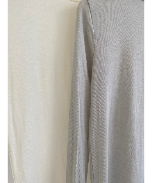 JUMELLE（ジュメロ）の「テンセルウールタートル（ニット/セーター・レディース・グレー・MEDIUM）」の15枚目の写真