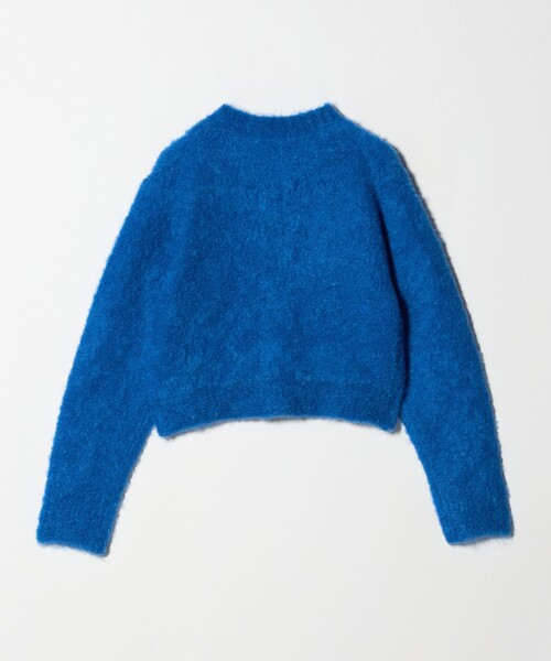 BEAUTY&YOUTH UNITED ARROWS(ビューティーアンドユースユナイテッドアローズ)の「ウールブレンド ブークレ クルーネックカーディガン(カーディガン/ボレロ・レディース・ロイヤルブルー/ブラック/オフホワイト・FREE)」の16枚目の写真