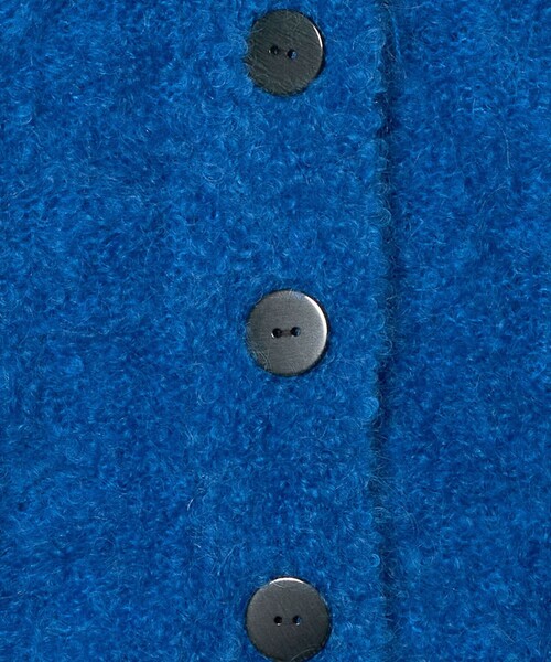 BEAUTY&YOUTH UNITED ARROWS(ビューティーアンドユースユナイテッドアローズ)の「ウールブレンド ブークレ クルーネックカーディガン(カーディガン/ボレロ・レディース・ロイヤルブルー/ブラック/オフホワイト・FREE)」の20枚目の写真