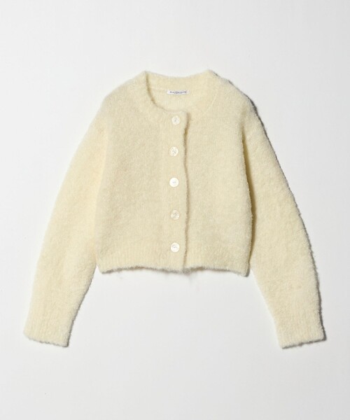 BEAUTY&YOUTH UNITED ARROWS(ビューティーアンドユースユナイテッドアローズ)の「ウールブレンド ブークレ クルーネックカーディガン(カーディガン/ボレロ・レディース・ロイヤルブルー/ブラック/オフホワイト・FREE)」の21枚目の写真