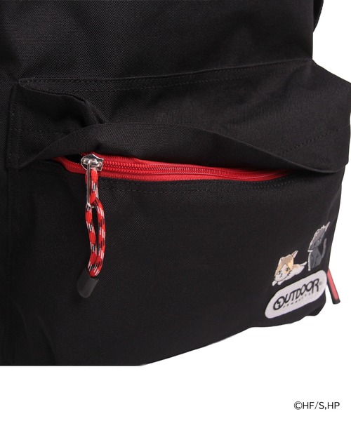 OUTDOOR PRODUCTS(アウトドアプロダクツ)の「リュックサック ポリエステル ハイキュー!!×OUTDOOR PRODUCTS(バックパック/リュック・レディース・ブラック/ブラック×レッド/ベージュ/ネイビー・FREE)」の9枚目の写真