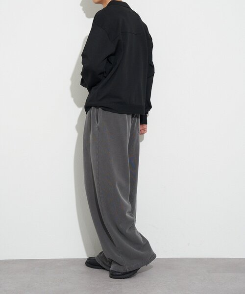 CIAOPANIC（チャオパニック）の「ピグメントワイドスウェットパンツ（その他パンツ・メンズ・チャコールグレー/グレイッシュベージュ・LARGE/MEDIUM）」の8枚目の写真