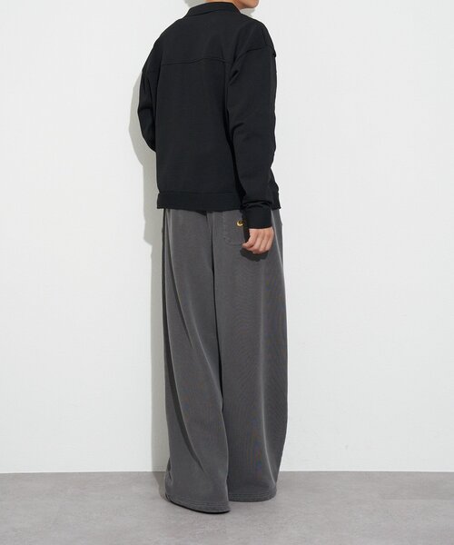 CIAOPANIC（チャオパニック）の「ピグメントワイドスウェットパンツ（その他パンツ・メンズ・チャコールグレー/グレイッシュベージュ・LARGE/MEDIUM）」の6枚目の写真