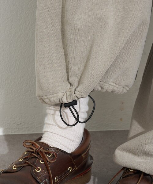 CIAOPANIC（チャオパニック）の「ピグメントワイドスウェットパンツ（その他パンツ・メンズ・チャコールグレー/グレイッシュベージュ・LARGE/MEDIUM）」の19枚目の写真