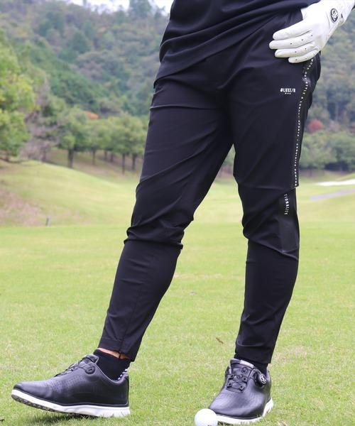 LUXE/R GOLF(ラグジュ ゴルフ)の「(RM)【LUXE/R GOLF】ストレッチ クロス サイドライン プリント チノパンツ(チノパンツ・メンズ・グレー/ブラック/カーキ/ベージュ・XL/L/M)」の2枚目の写真