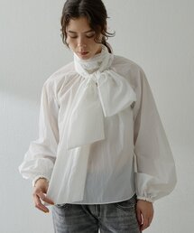Whim Gazette　ウィムガゼット　25SSボウタイブラウス Whim Gazette｜ウィムガゼットのシャツ/ブラウス（ボウタイ襟