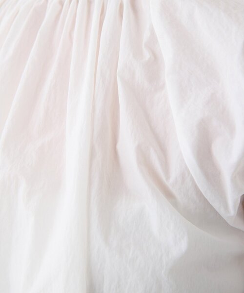 Whim Gazette（ウィムガゼット）の「ギャザーボウタイブラウス（シャツ/ブラウス・レディース・ホワイト/ブラック・FREE）」の17枚目の写真