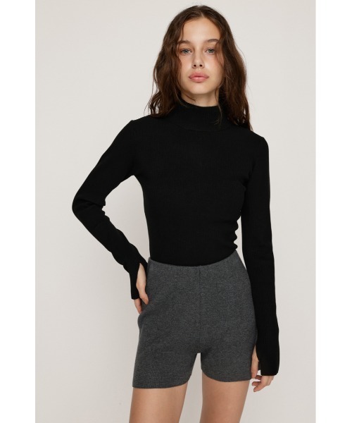 2サイズ展開】BASIC HG RIB H/N TOPS ベーシック ハイゲージ リブ