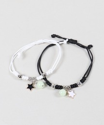 SPINNS | 【2個セット】ビーズブレスレット/メタルクローバー(ブレスレット)